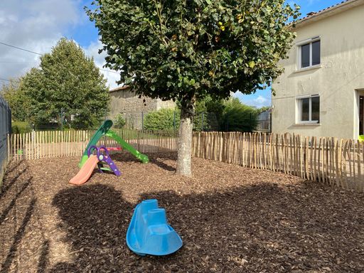 Des nouvelle instalation dans la cours des maternels